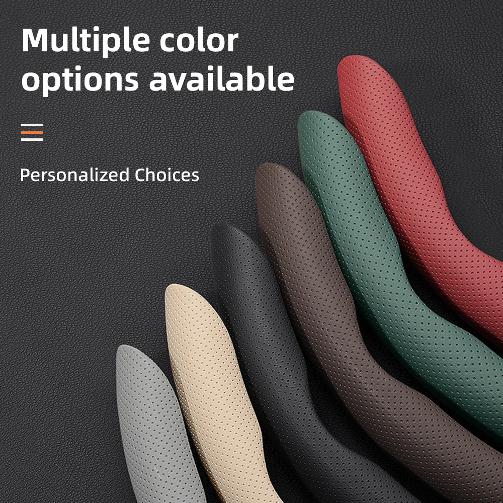 مناسبة لغطاء عجلة القيادة الجلدي القابل للتنفس من Nio مع تصميم مجزأ سريع التحرير، غير قابل للانزلاق ومتين، متوافق مع الموديلات مثل Es8، Et5، Es6، Ec6، Et9، Et7، Ec7، Ep9، Et5، إلخ