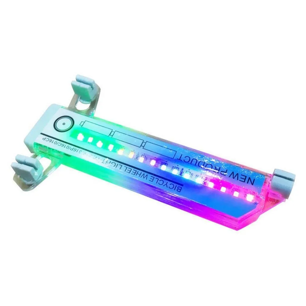 Durable 32 Patterns Bike Wheel Light Double Display Flash Mode LED Bike Light Night Riding Tyre Light for Bike Riding