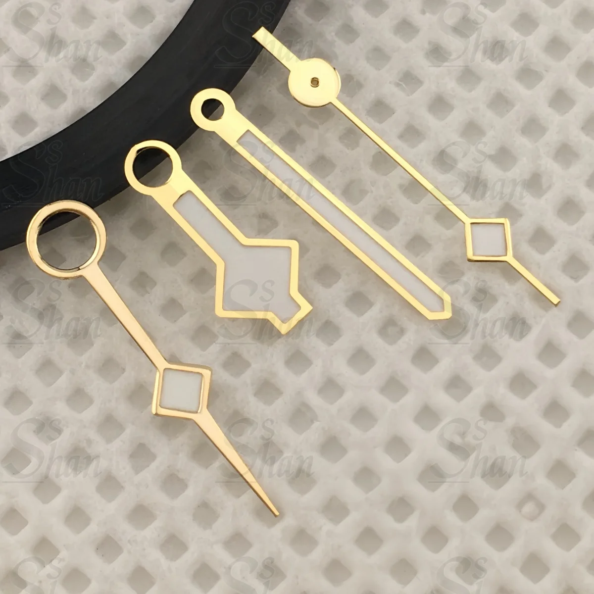 High-Quality GMT Snowflake Watch Hands, Green Luminous, Mod Accessories Compatible with NH34 Automatic Mechanical Movement