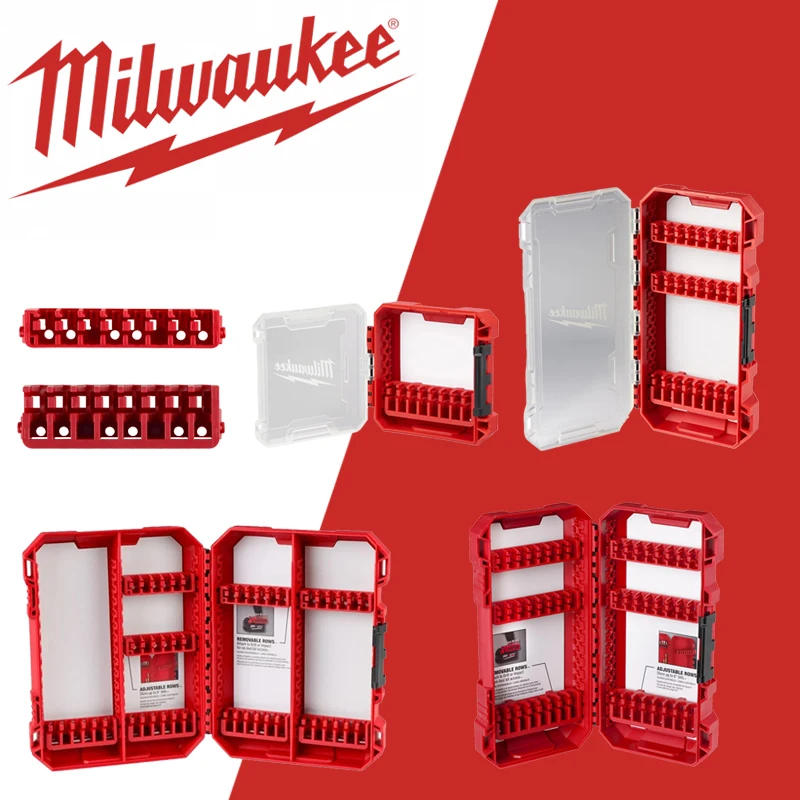 Milwaukee PACKOUT Storage Case Impact Type Collision Avoidance Dustproof Portable Storage Box Tool Accessories