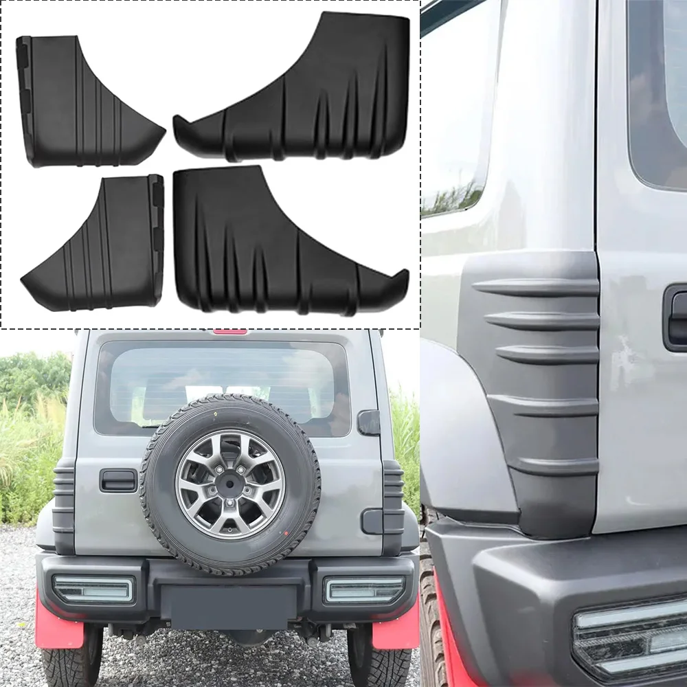 For Suzuki Jimny 2-Door/4-Door 2019 2020 2021 2022 2023 2024 2025 4pcs Car Front Rear Fender Wrap Corners Angle Guard Cover
