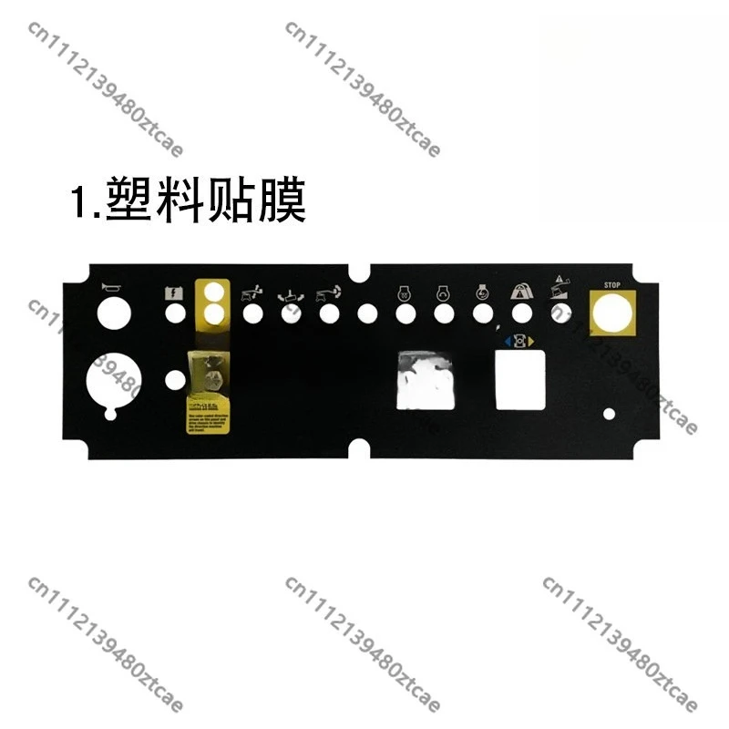 82279 Metal Control Panel Protective Membrane Keypad Sticker Replacement Parts For Electric Telescopic Boom Aerial Work