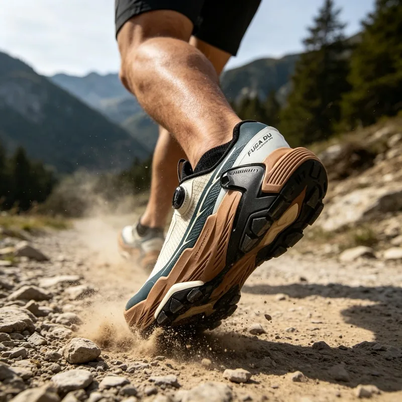 2026 Best Selling Walking Shoe Man Unisex Running Trainers Men Quick Lacing Outdoor Running Shoes Hard-Wearing Running Shoes Men