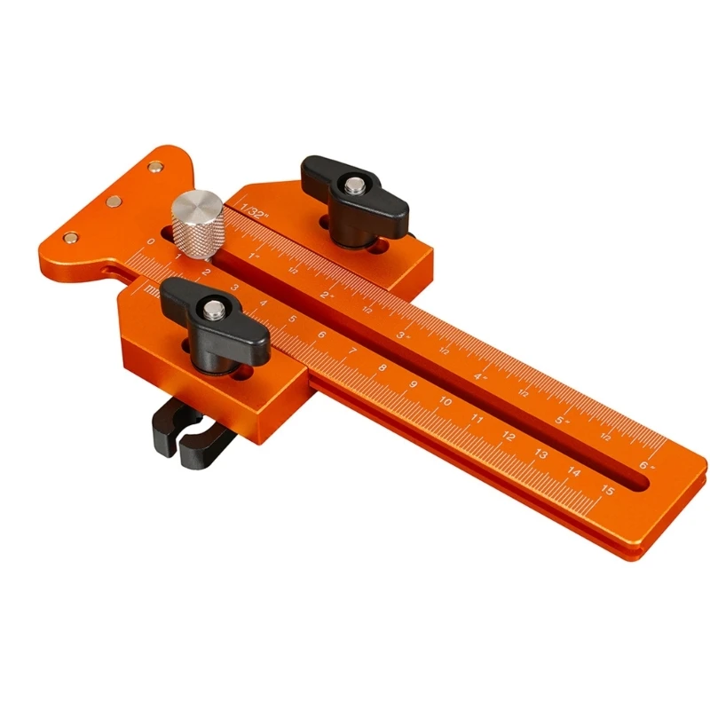 Professional T Slot Cutting Jig With Double Scale Ruler For Repeatable Woodworking Projects Sawed Guide Fence high quality
