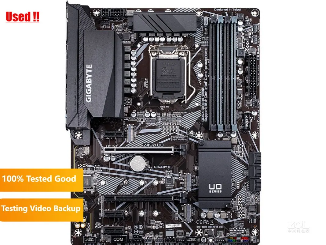 Материнская плата Gigabyte GA Z490 UD LGA 1200 Z490, десктопная материнская плата с поддержкой i3 i5 i7 10400F 10400 10100F 10700K