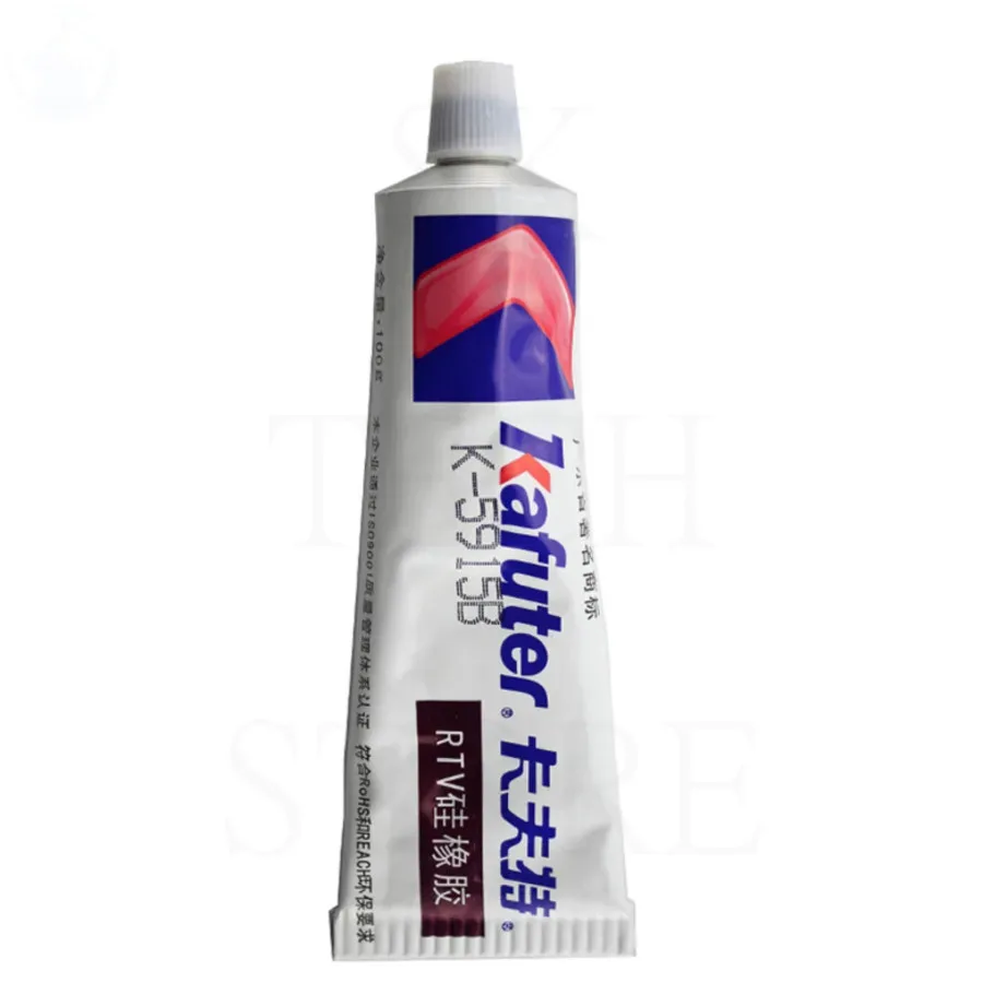 Kafuter 100g K-5915B Electronic Transparent RTV Glue Temperature Curing Adhesive Silicone Glue 5905 Silicone Rubber Sealant Glue