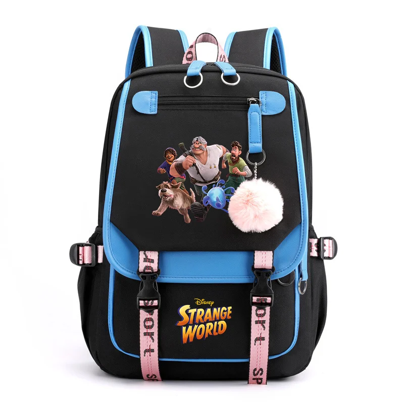 

Disney Strange World School Bag for Boys Girls Teenager USB Charging Laptop Backpacks Women Men Rucksack Travel Bag Mochila