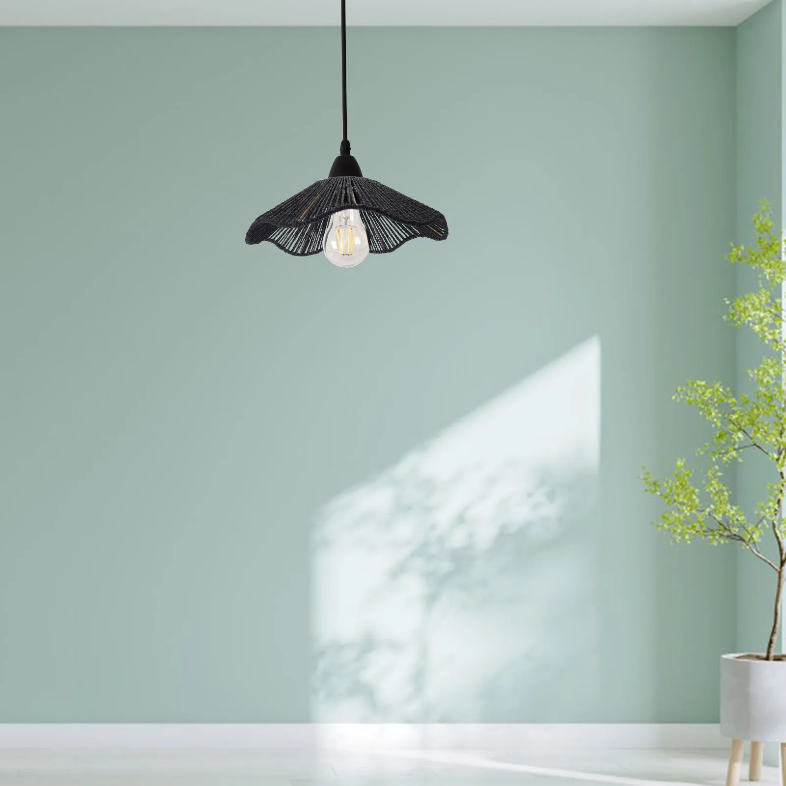 

Hat Chandelier Lamp Shade Hand-woven Decorate Bedroom Light Shades
