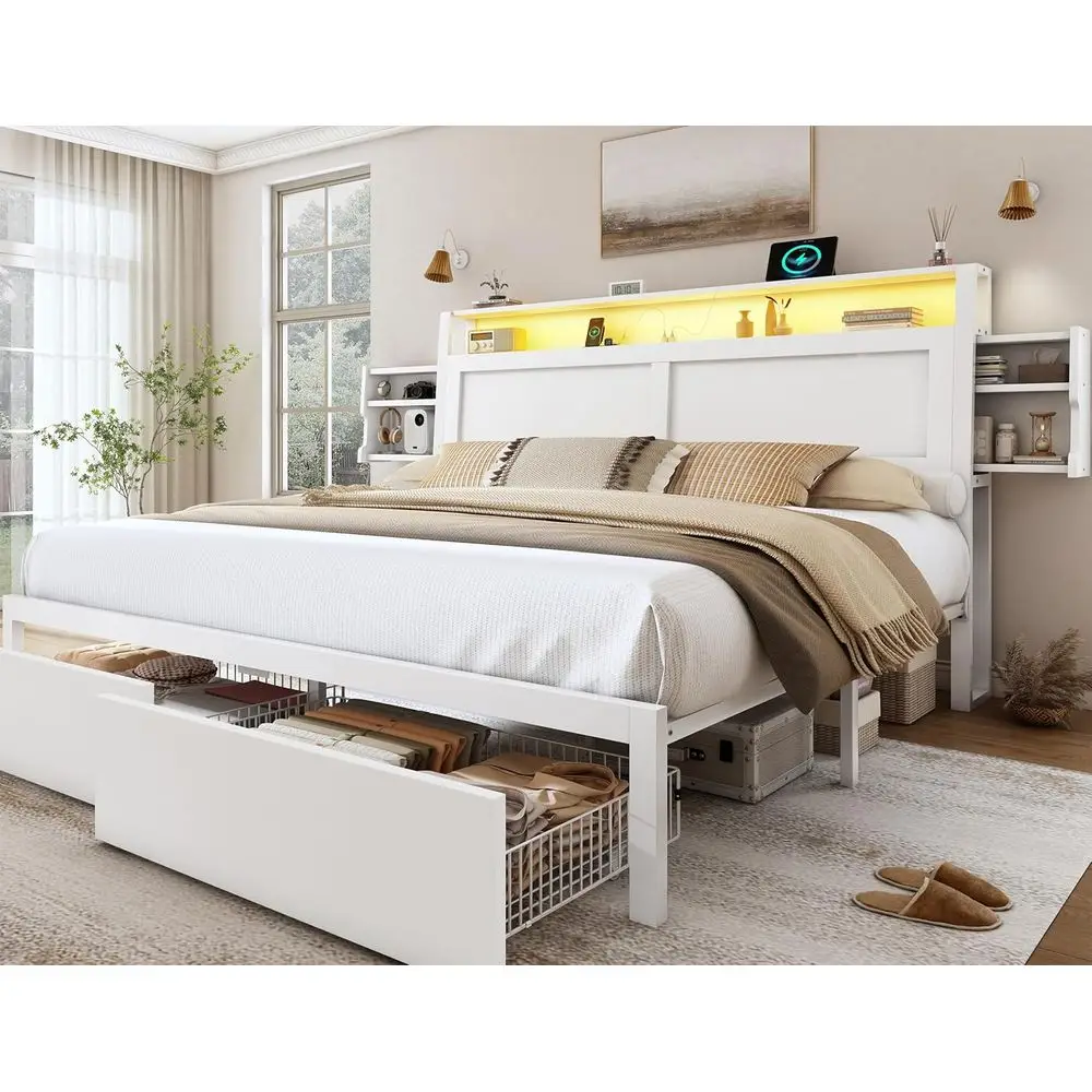 King Size Wooden Pl…