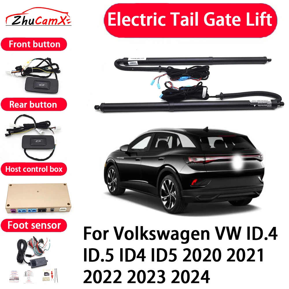 ZhuCamX Car Automatic Electric Tail Gate Lift Tailgate Assist System for Volkswagen VW ID.4 ID.5 ID4 ID5 2020~2024