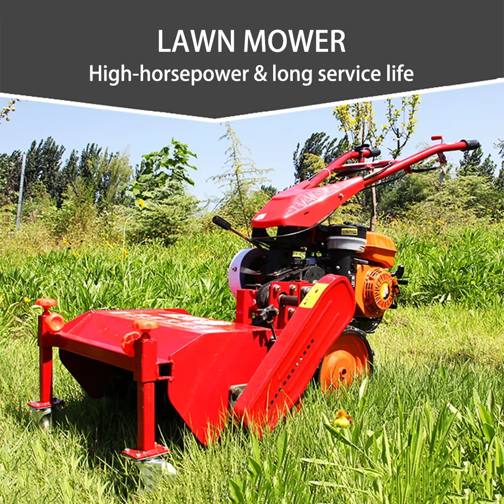 173F Self-propelled Wheel Lawn Mower, Agriculture Diesel Grass Cutting Machine