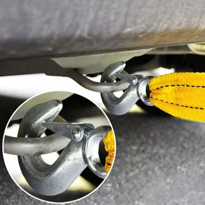 AP28 5 Ton 4 Meter Tow Rope For Truck Snatch- Strap Off-road Towing Ropes Trailer Winch Cable- Belt Car Traction-