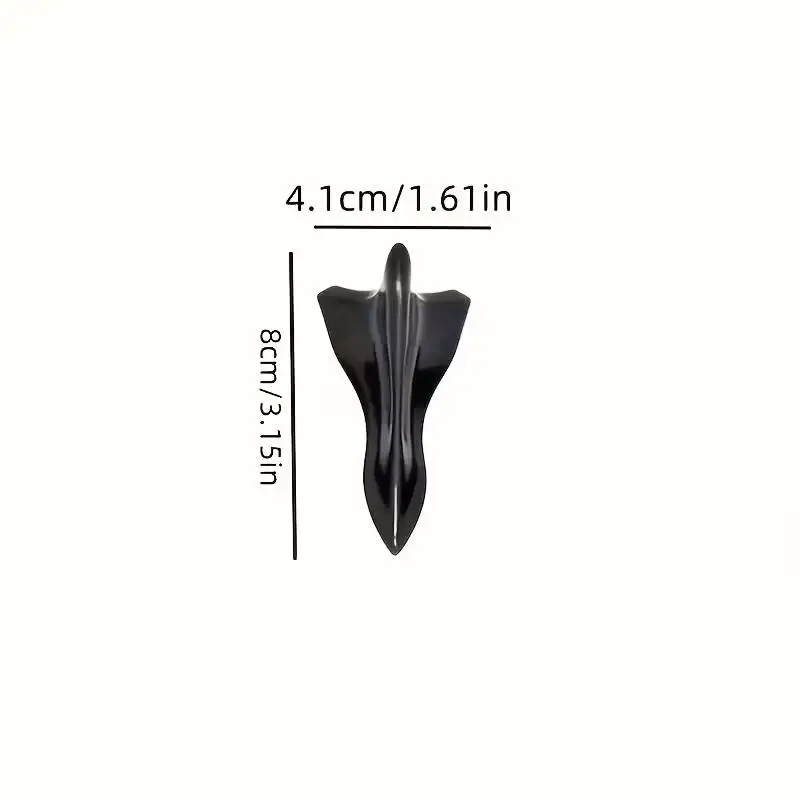 

10Pcs Universal Car Rear Roof Shark Fins Spoiler Wing Kit Roof Spoiler Bumper Spoiler Shark Fin Diffuser Vortex Generator