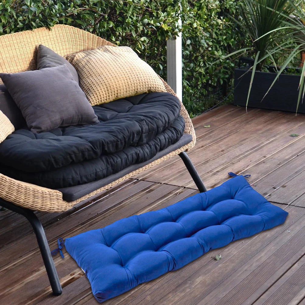 

Outdoor Bench Cushion Long Seat Pad Removable Washable Breathable Design Suitable Park Garden Furniture Home Seat Pad