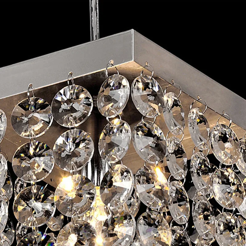 Single headlight modern minimalist restaurant lights crystal chandelier bar desk lamp three chandeliers