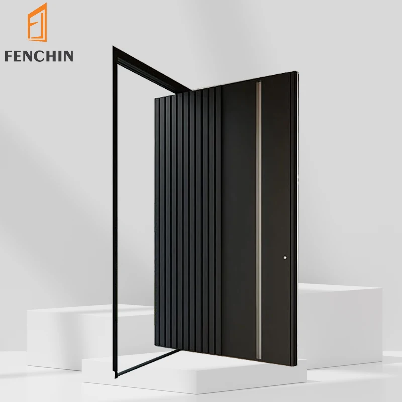 Customized Hardwood Interior Pivot Doors Pivot Grand Glass Entry Double Doors