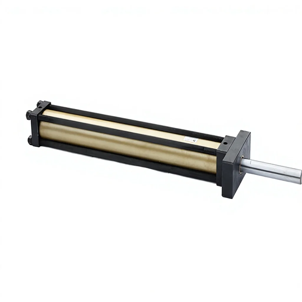 Flange Mount Tie-Rod Hydraulic Cylinder, Customizable Stroke Double Acting Heavy  Hydraulic Cylinder