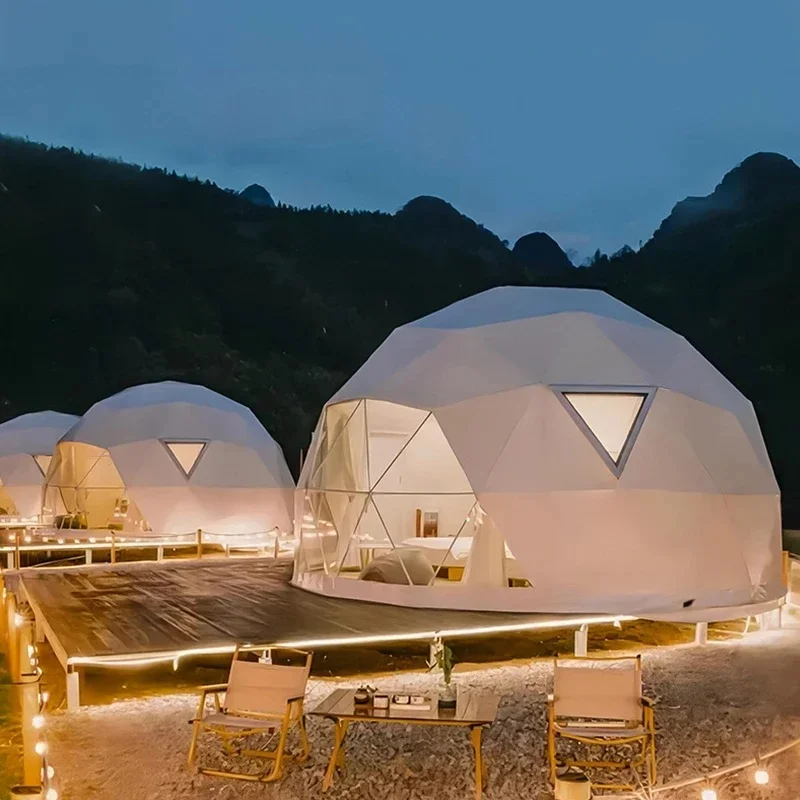 Easyinstall Premium Geodesic Ging -All-Season Dome House & Professional Camping Tent Luxury Outdoor Accommo Travel