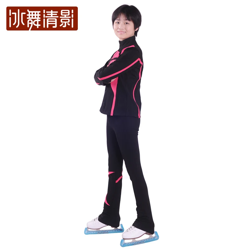 Figure skating suit, jacket, ice skating pants with fleece ice skating pants, ice skating set