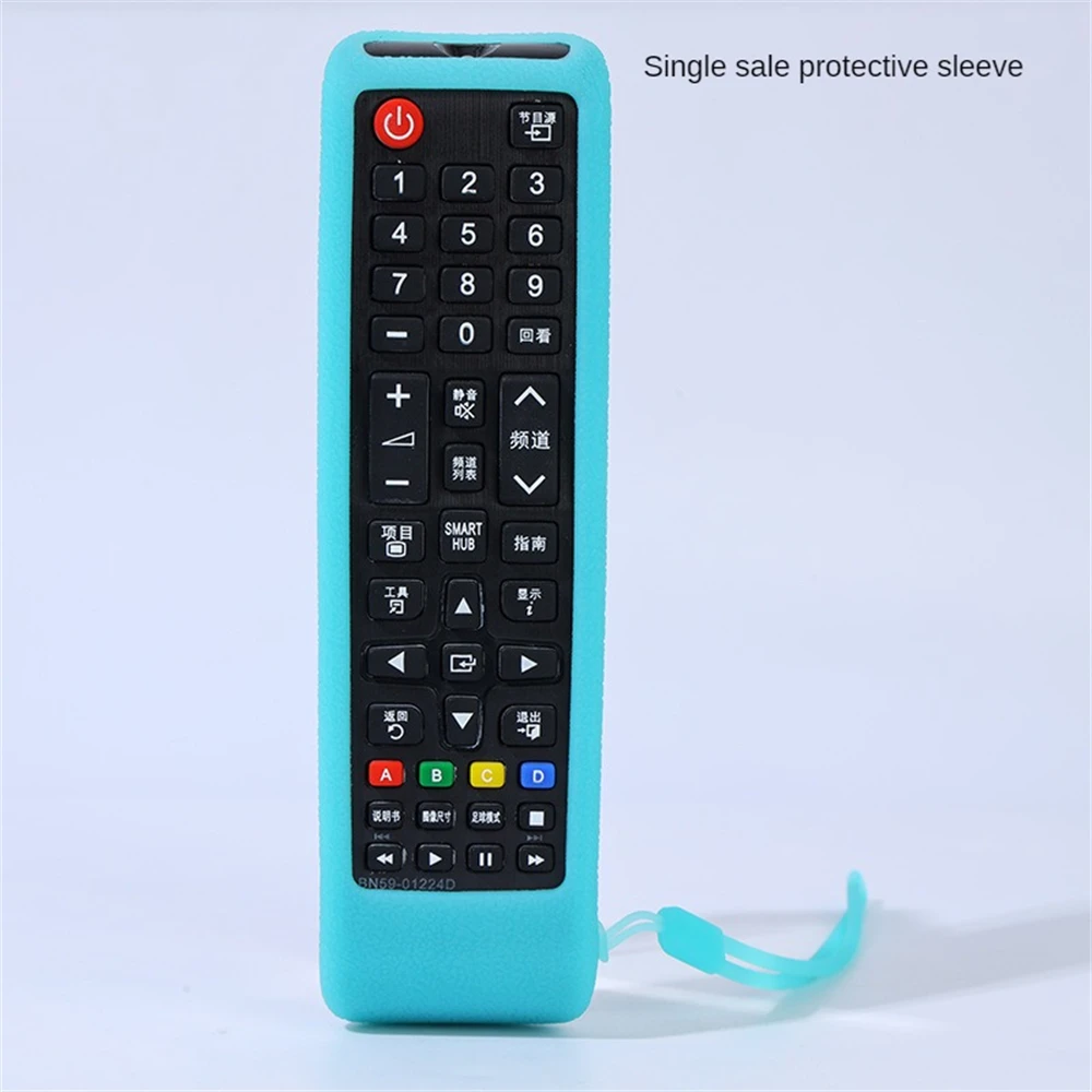 Remote Control Case Durable Stylish Design Rectangle Glow In The Dark Silicone Material Non-slip Shockproof Cover