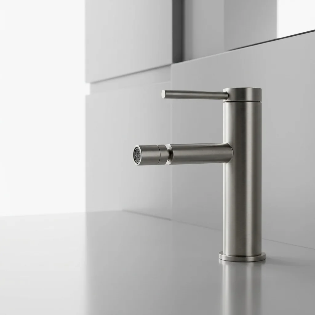 Single Lever Bidet Faucet Bathroom Hot Cold 304 SUS Bidet Faucet Brush Gold Grey Basin Faucet