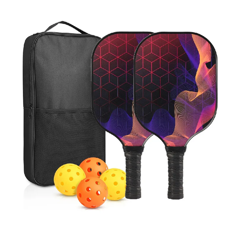 Fashionable Lightweight Planet Pattern Fiberglass Pickleball Paddle for Women Men Indoor Outdoor Leisure Sports Padelracket