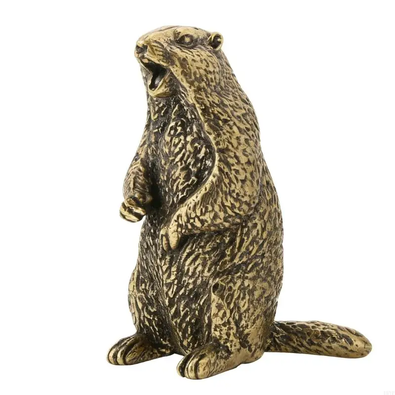 statue-antique-marmotte-hurlante-en-metal-massif-figurine-d'animal-debout-decoration-maison-bureau-accessoires