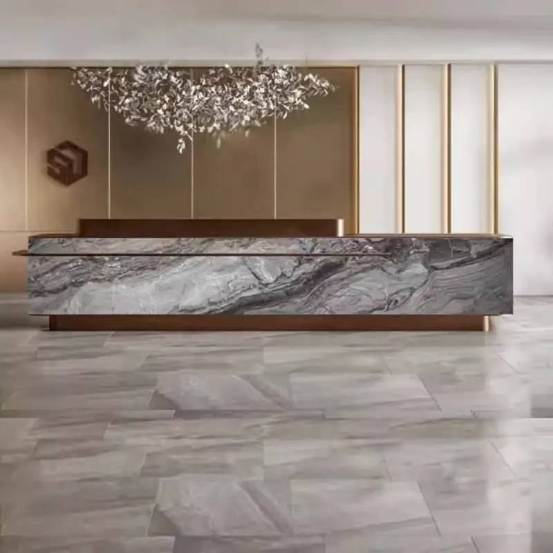 

Checkout Hotels Reception Desks Counter Modern Business Clothing White Desk Beauty Classic Bancone Per Negozio Office Furniture