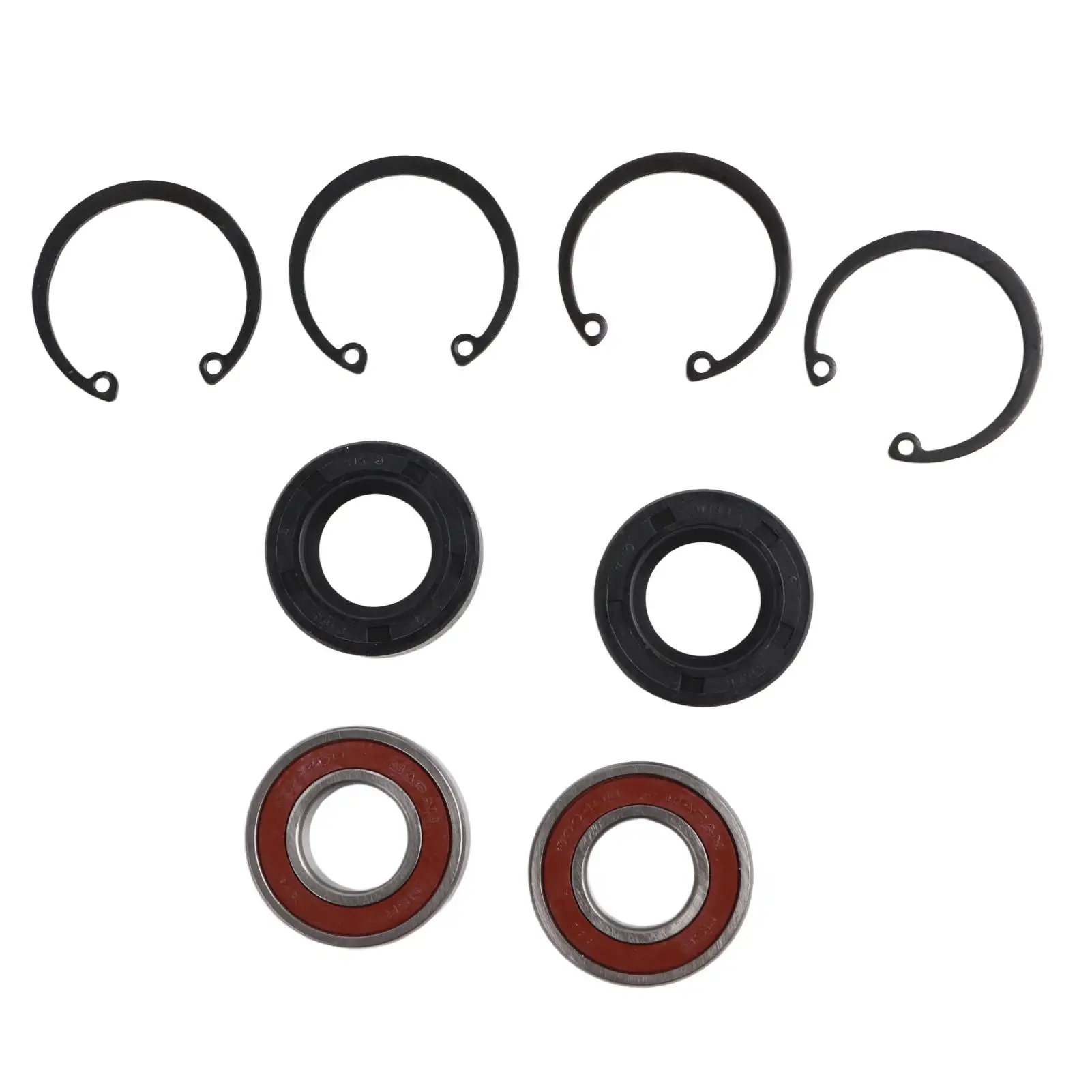 Rear Axle Bearing Seal Kit Steel FKM 2 Packs 611931 Replacement for ezgo Marathon Medalist for Club Car