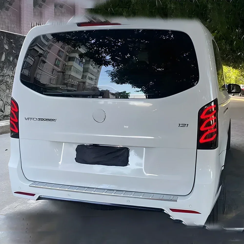 

Для Benz Vito W447 2016-2018 автоматические задние фонари в сборе, обновленные динамические мигающие автомобильные светодиодные задние фонари, аксессуары для инструментов Plug and Play