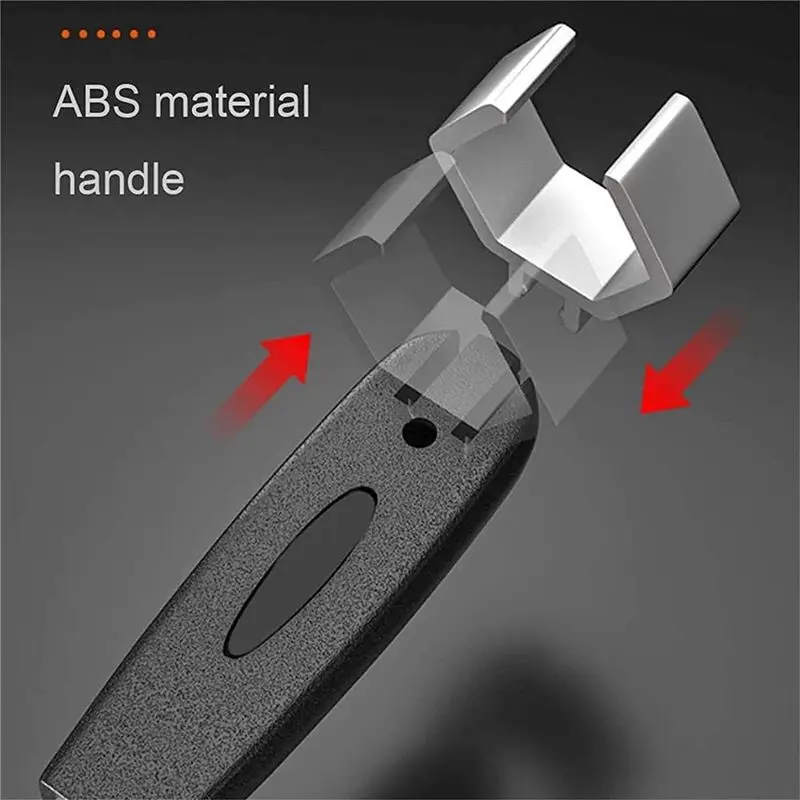 828 Mega Sale Multifunctional Bathroom Wrench Adjustable Opening 80Mm Spanner Sink Faucet Narrow Sewer Water Pipe Repair Tool