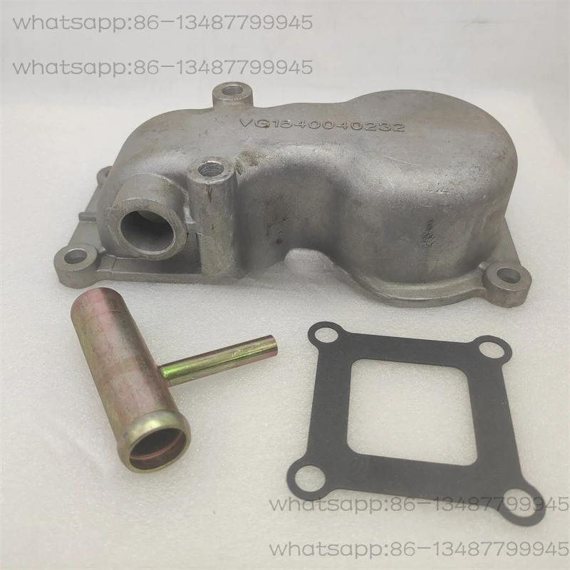 

Applicable To Haoka Haoyun Howo 380 Sinotruk T12 Gas Generator Set Thermostat Cover Gasket Tee