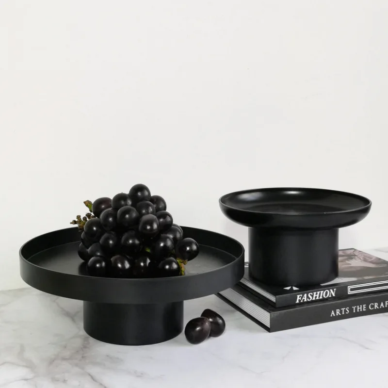 

Round Storage Tray Fruit Dessert Cake Plate Perfume Cosmetic Tray Home Living Room Desktop Organizer Wedding Party Decoration