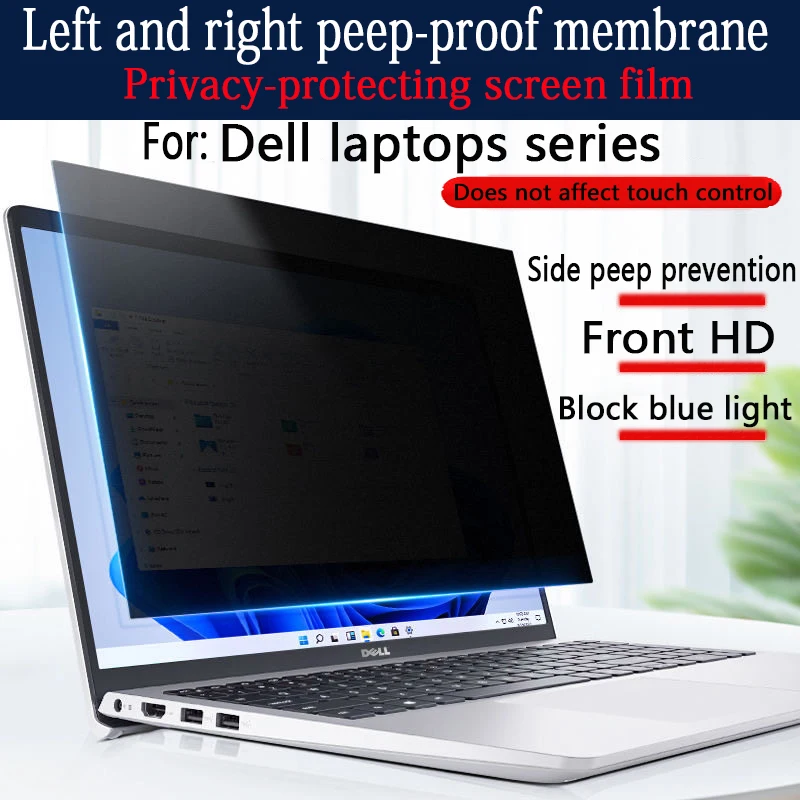 Película antiprivacidad para el nuevo Dell Pro 7 14 13 2-en-1, película de privacidad para portátiles Dell Pro Precision 5 14s 16s, película de privacidad para computadora.