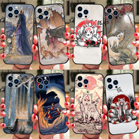 Kitsune Fox Art Phone Case For iPhone 16 15 12 13 Mini 11 14 Pro XS Max Plus X XR Silicone Cover