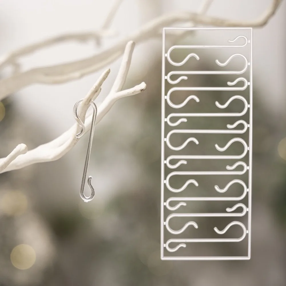 10 قطعة عيد الميلاد الإبداعية S-شكل هوك شجرة عيد الميلاد كرات S شماعات المنظم حامل صنارة الصيد متعددة الوظائف قلادة عيد الميلاد زخرفة