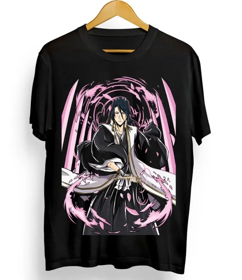 Byakuya-Camiseta de Kuchiki para mujer, camisa de Manga con estampado de Anime, de todas las tallas, ropa Y2k, Top Harajuku