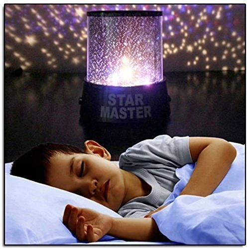 ZK40 Creative 3D LED Starry Night Sky Projector Lamp Stars light/Battery Powered LED Room Decorative Table Night Lamp