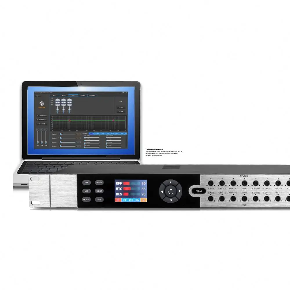 Berase KX-7 أفضل سعر وصول جديد تأثيرات معدات Dj الرقمية معالج الصوت DSP