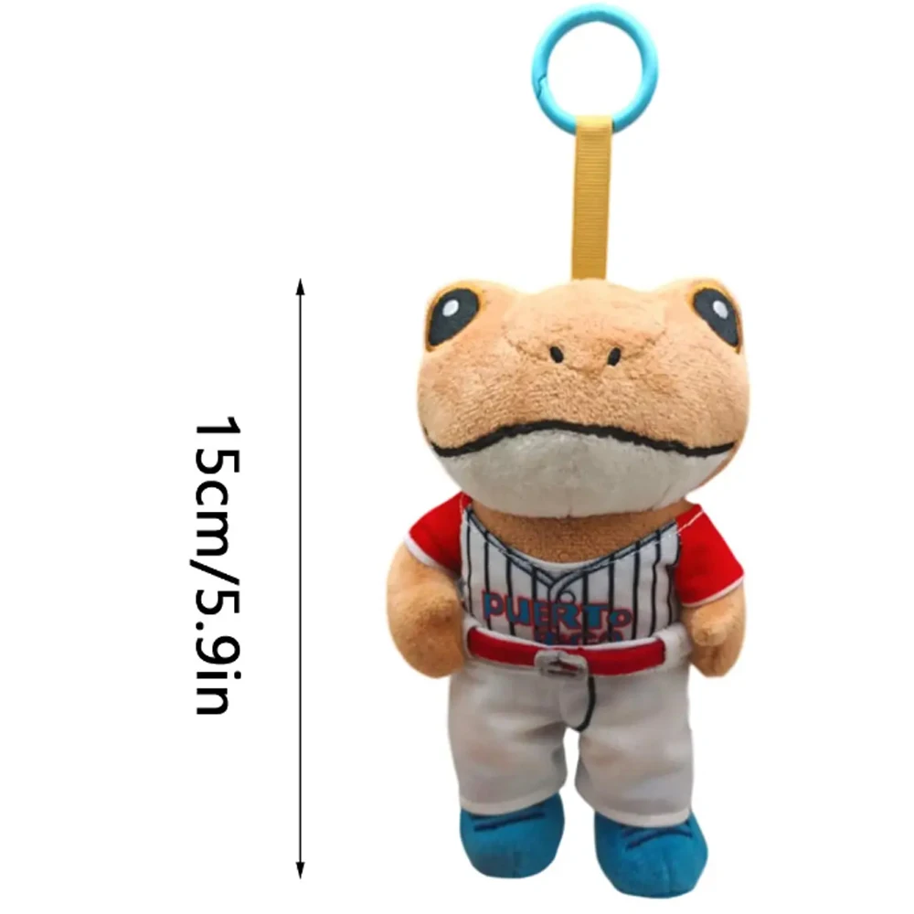 새로운 사포 콘초 배드 버니 플러시 귀여운 콘초 개구리 플러시 키체인 만화 가방 장식 인형 팬던트 장난감 팬들을 위한 크리스마스 선물
