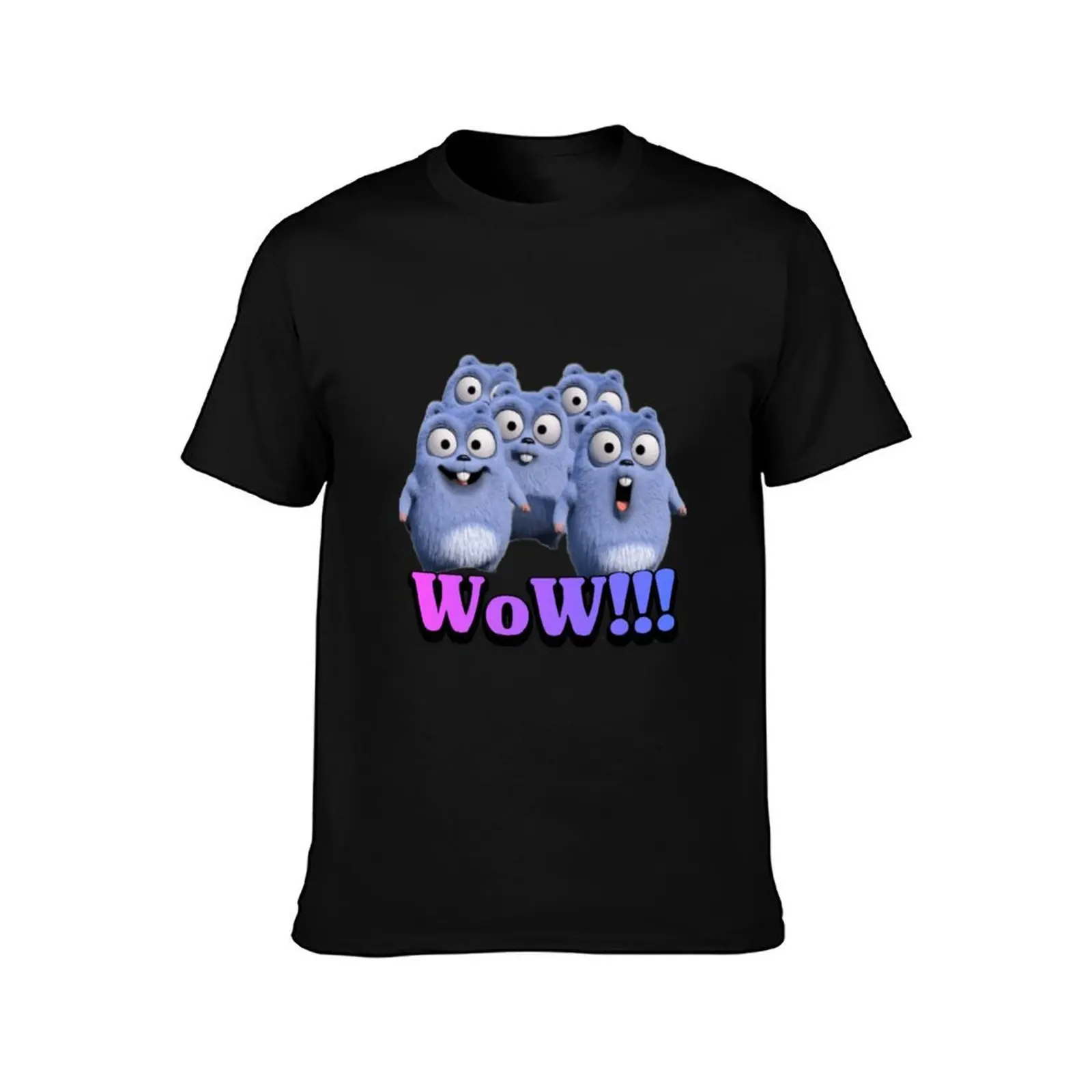 Grizzy and the lemmings T-Shirt, Summer Casual Cotton Tee, Oversized Streetwear Tops, Vintage Graphic Print, Unisex Men Women