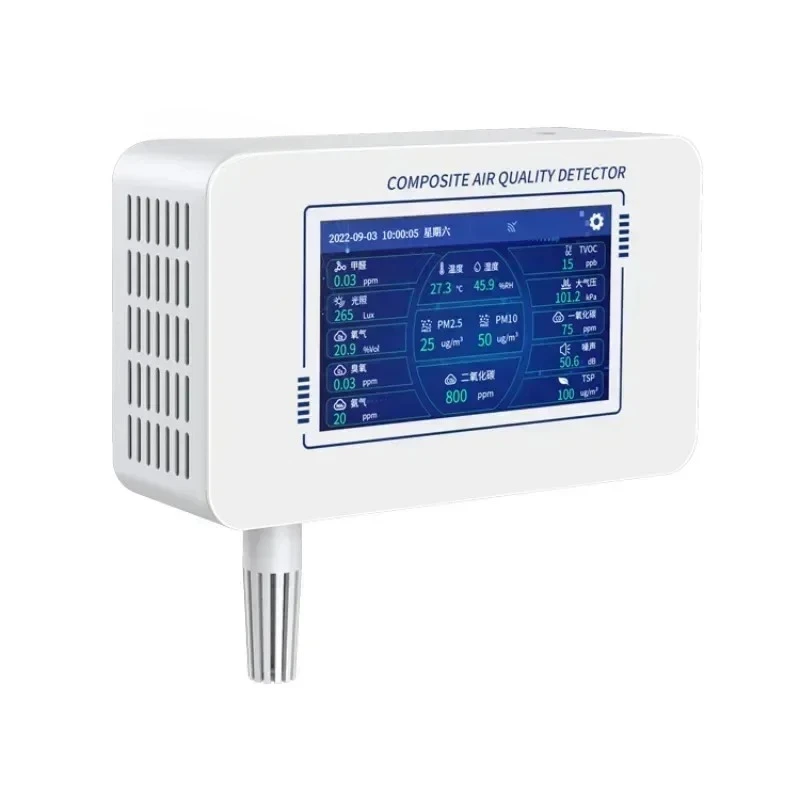 Air Quality Monitoring Equipment for PM2.5 PM10 CO SO2 NO2 O3 TVOC Gas System Analyzer Detector Air Pollution