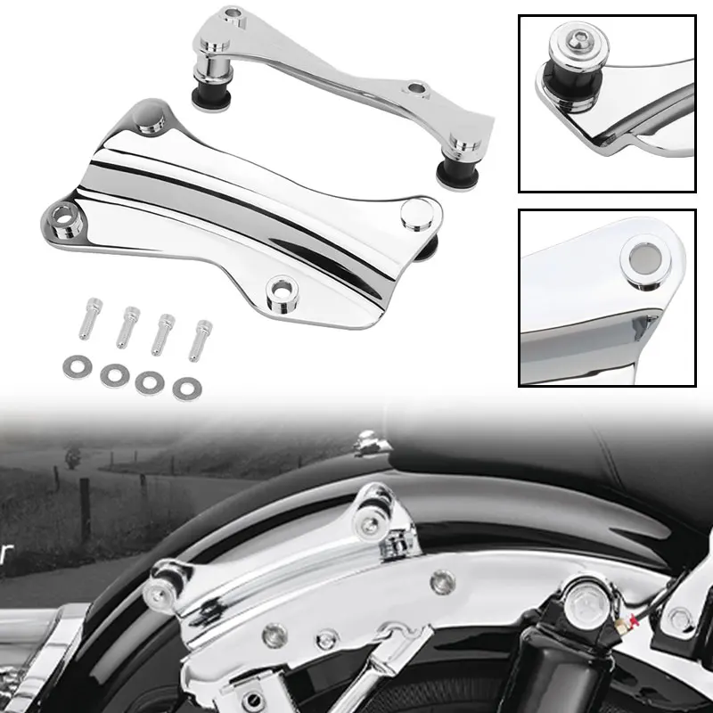

Motorcycle 4 Point Docking Hardware Kit Chrome For Harley Touring Road King Ultra Limited Road Glide Street Glide 2014-up