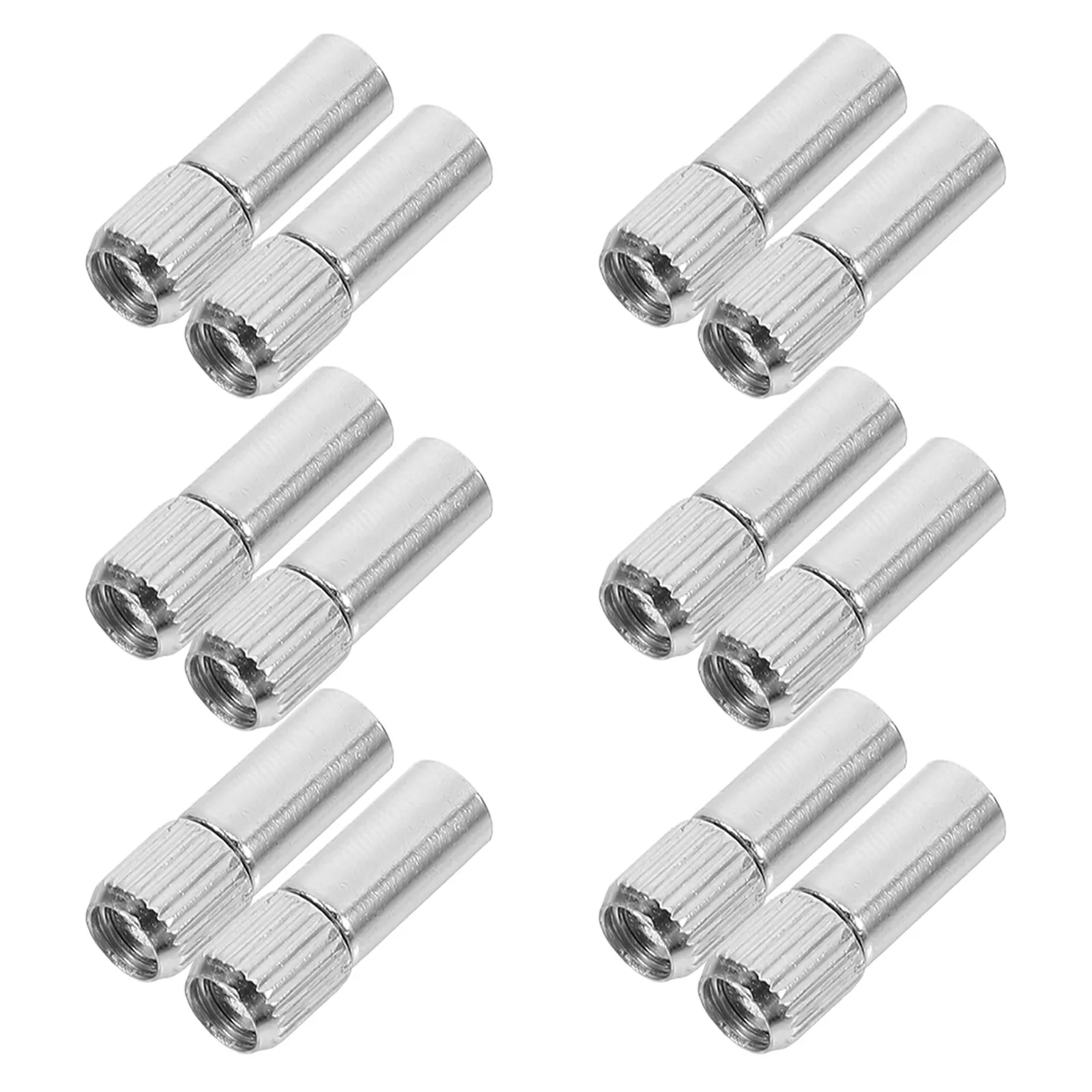 12Pcs Metal Shelf Pegs Pins Adjustable Height Shelf Brackets Screw Set for Wood Shelving Closet Wardrobe Cabinet Storage