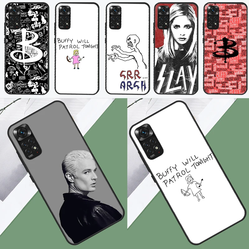 Buffy the Vampire Slayer Case For Xiaomi Redmi Note 12 Pro Plus 8 9 10 11 Pro 8T 9S 10S 11S 12S 9C 10A 10C 12C Cover