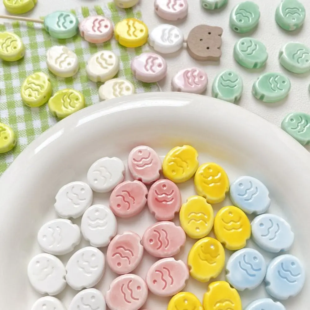10 Stück Fischform Taiyaki Keramikperlen Handarbeit Keramik Spacer Lose Perlen Halskette Ohrringe Cartoon Design