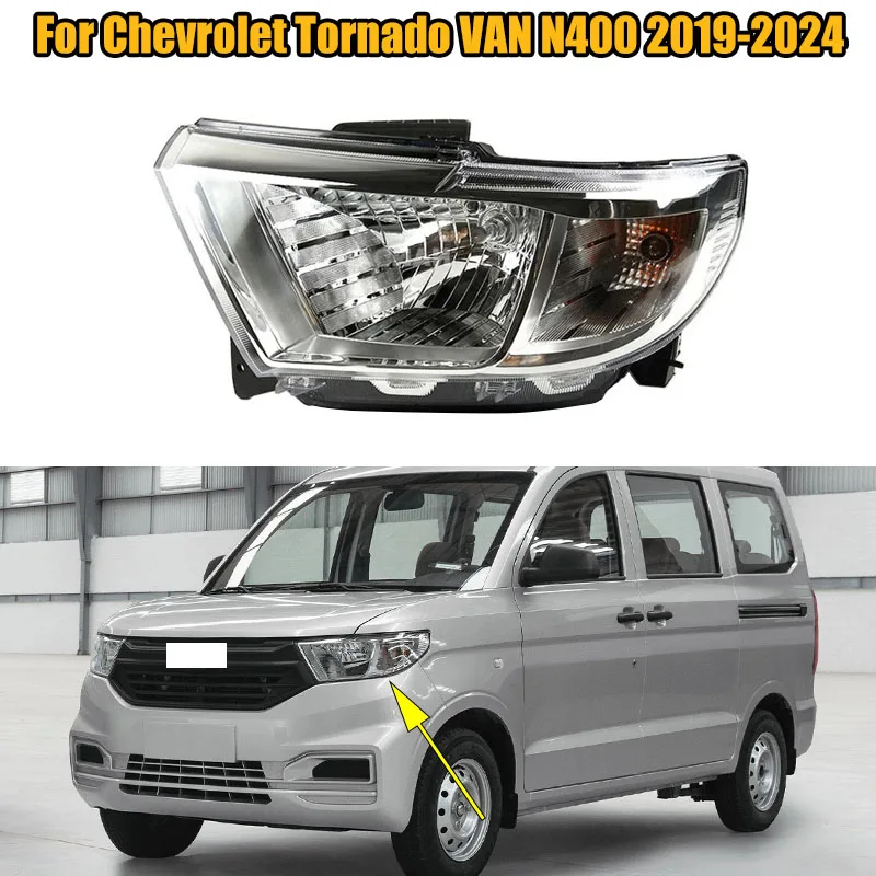 

For Chevrolet Tornado VAN N400 2019 2020 2021 2022 2023 2024 Car Headlight Assembly Headlamp High Beam Low Beam Indicator Lamps