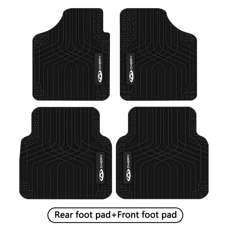 Для Chery QQ Tiggo 2 3 4 7 8 Pro T11 Arrizo 3 A13 IQ Fulwin Автомобильный напольный коврик Полный комплект Нескользящий автомобильный ковер Водонепроницаемый всепогодный