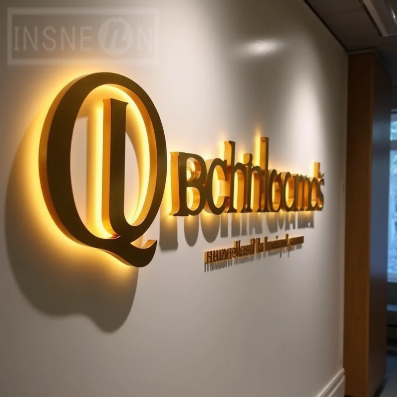 Custom Backlit Sign LED 3D Acrylic Metal Light for Storefront Outdoor Business Illuminated Waterproof Advertising Letters