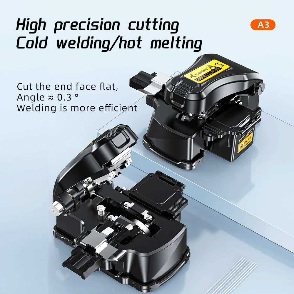 A3 one-step optical fiber cutting knife high-precision optical cable cold connection hot melt cutting knife press type full